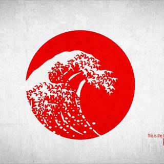 Flag of Japan wallpaper