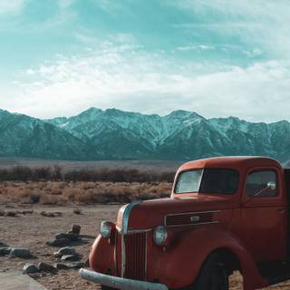 Old pickup wallpaper