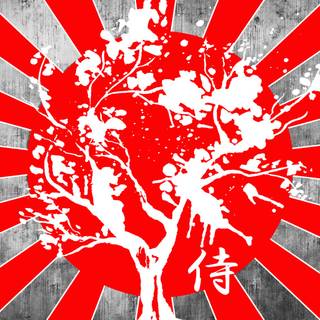 Flag of Japan wallpaper