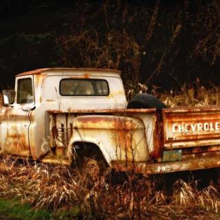 Old pickup wallpaper