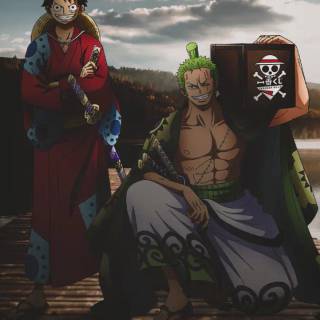 Luffy vs Zoro wallpaper
