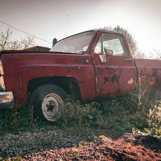 Old pickup wallpaper