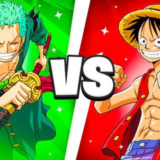Luffy vs Zoro wallpaper