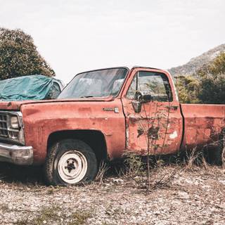 Old pickup wallpaper