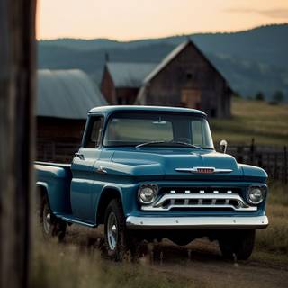 Old pickup wallpaper