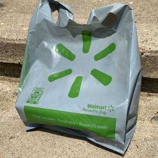 Walmart bag wallpaper