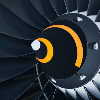 Turbojet engine wallpaper
