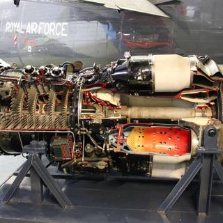 Turbojet engine wallpaper