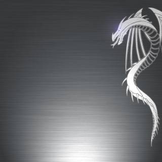 Grey dragon wallpaper