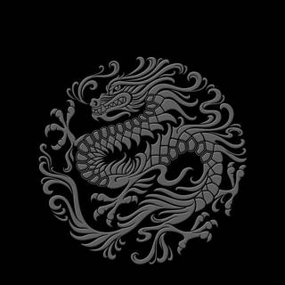 Grey dragon wallpaper