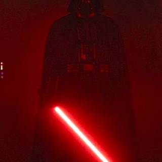Darth Vader hallway wallpaper