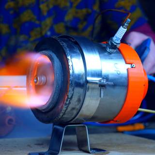 Turbojet engine wallpaper