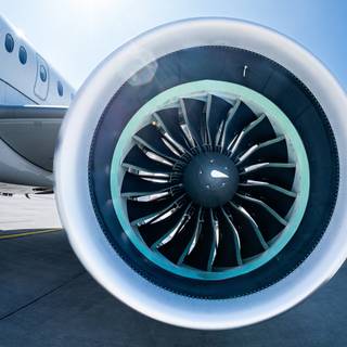 Turbojet engine wallpaper