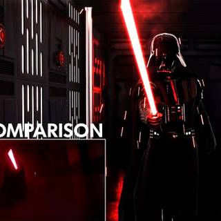 Darth Vader hallway wallpaper