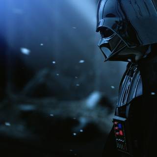 Darth Vader hallway wallpaper