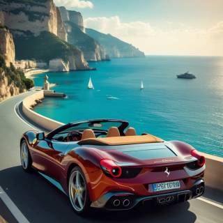 Realistic car wallpaper