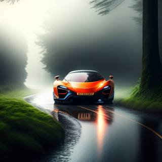 Realistic car wallpaper