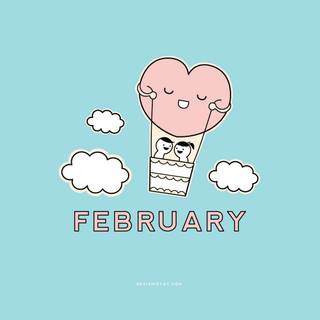 Cute February wallpaper