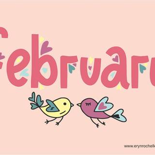 Cute February wallpaper