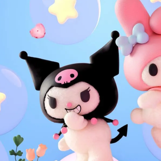 Kuromi and My Melody desktop wallpaper