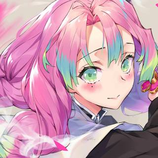 Mitsuri Kanroji desktop wallpaper