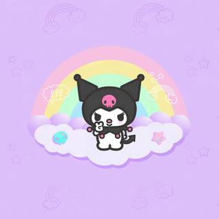 Kuromi and My Melody desktop wallpaper