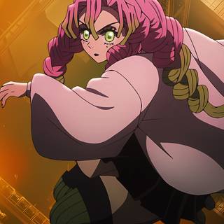 Mitsuri Kanroji desktop wallpaper