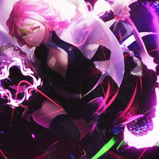 Mitsuri Kanroji desktop wallpaper