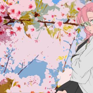 Mitsuri Kanroji desktop wallpaper