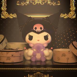 Kuromi and My Melody desktop wallpaper