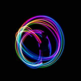 Black neon desktop wallpaper