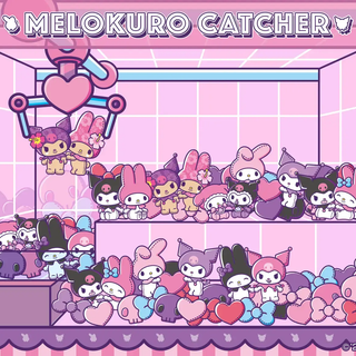 Kuromi and My Melody desktop wallpaper