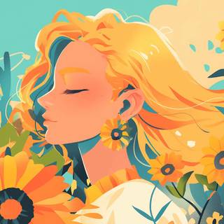 Girl aesthetic desktop wallpaper