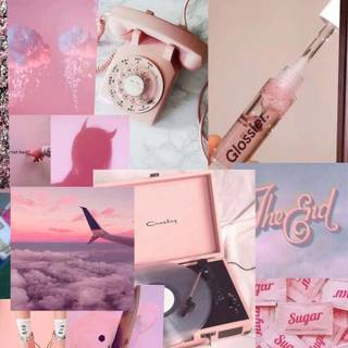 Cute collage desktop wallpaper