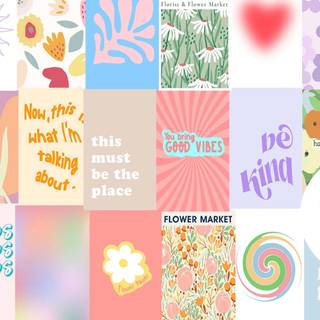 Cute collage desktop wallpaper