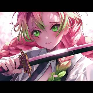 Mitsuri Kanroji desktop wallpaper