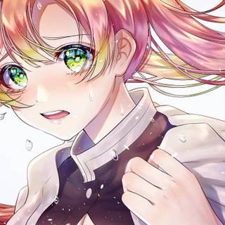 Mitsuri Kanroji desktop wallpaper