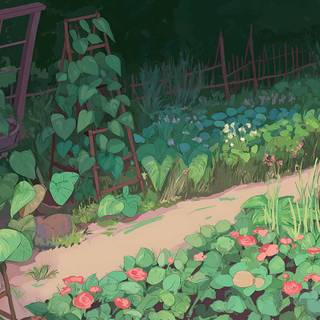 Desktop garden wallpaper