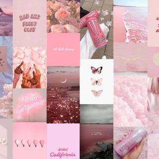 Cute collage desktop wallpaper