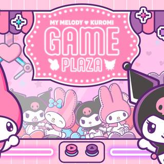 Kuromi and My Melody desktop wallpaper