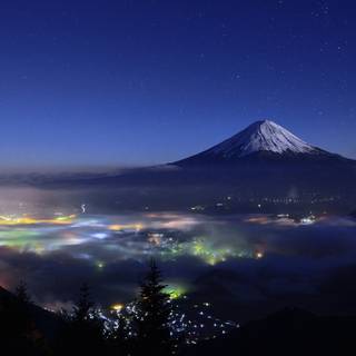 Japan night desktop wallpaper