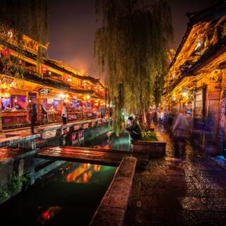 Japan night desktop wallpaper