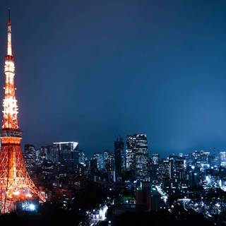 Japan night desktop wallpaper