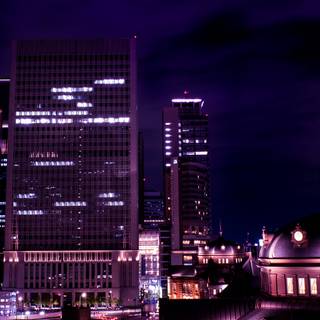 Japan night desktop wallpaper