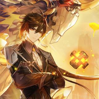 Zhongli mobile wallpaper