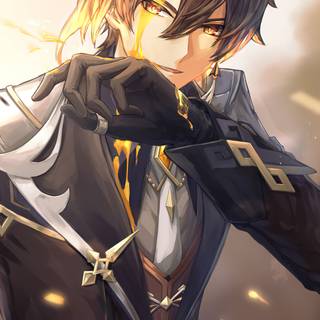 Zhongli mobile wallpaper