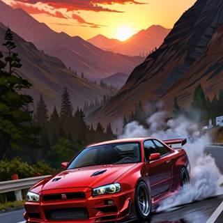 Nissan Skyline mobile wallpaper