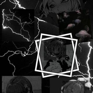 Dark anime girl mobile wallpaper