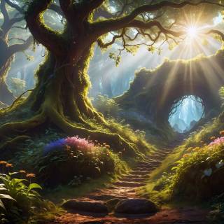 Light fantasy 4k wallpaper