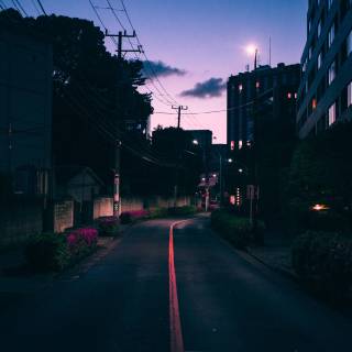 4k dark Japan wallpaper